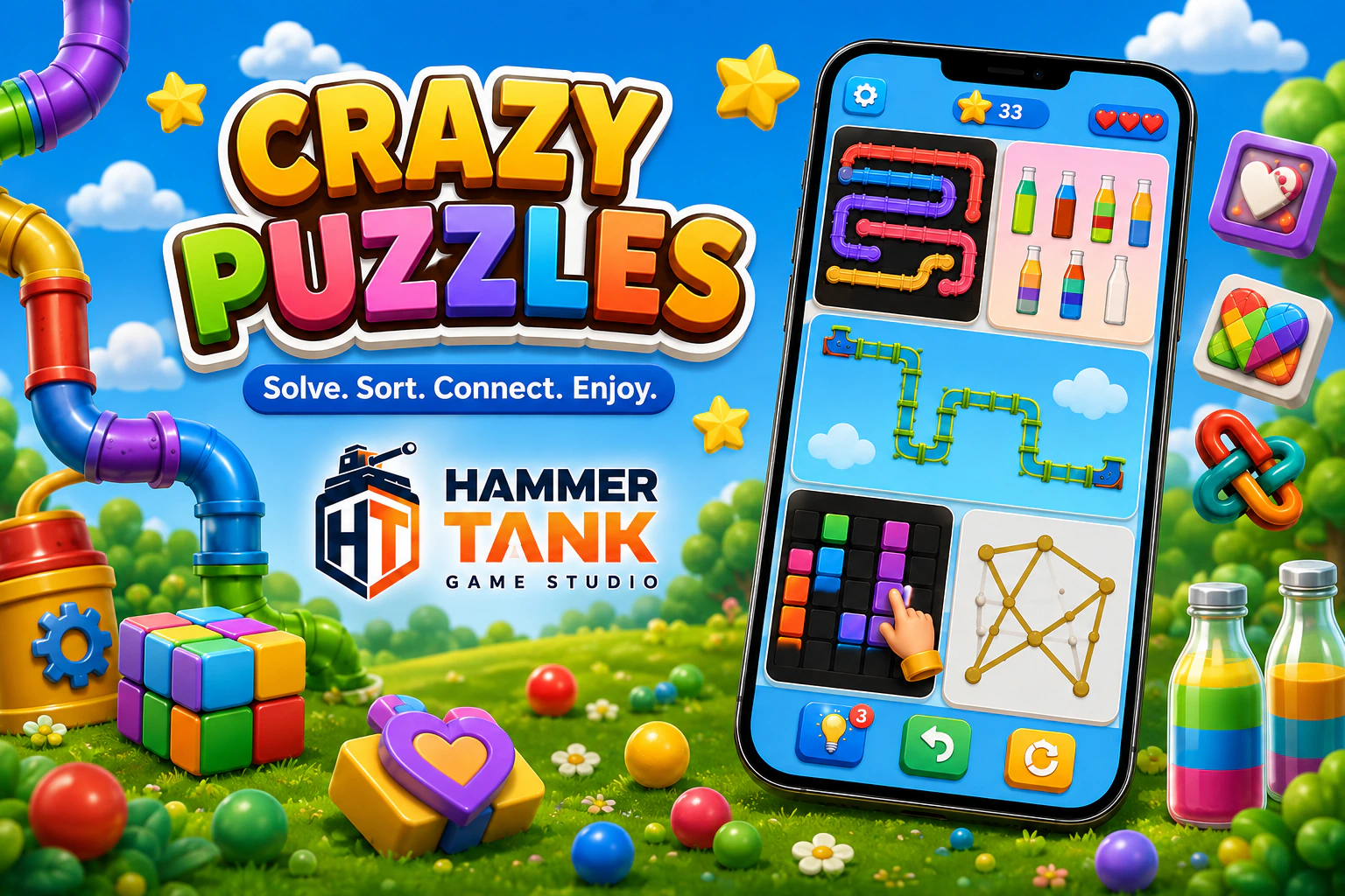 Crazy Brain Test: Puzzle Games gameplay